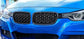 Grilles de Calandre Diamant Noires BMW Série 3 F30 (2011 - 2019) BMW Série 3 F30 - Grilles de calandre noires diamant (2011 - 2019)
