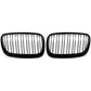 Grilles de calandre noires type X5M pour BMW X5 E70 (2007-2013) BMW X5 E70 - Grilles de calandre noires type X5M (2007 - 2013)