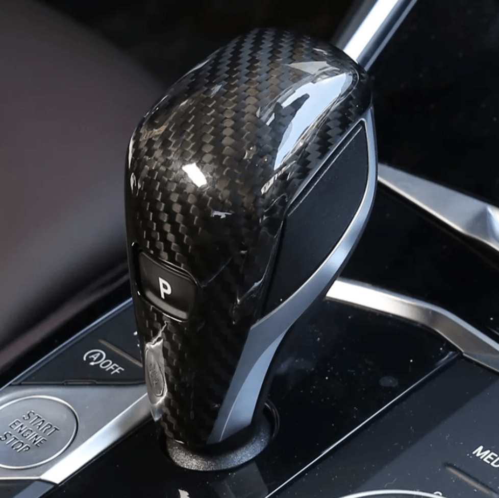 Coques de rétroviseurs type M3 Competition carbone BMW Série 3 G20 (2020-Aujourd'hui) Pommeau Sélecteur de levier de vitesse Carbone pour BMW Série 3 G20 (2020 - Aujourd'hui)