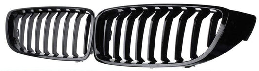Grilles de calandre noires BMW Série 4 F32 type M Performance (2013-2020) BMW Série 4 F32 - Grilles de calandre noires type M Performance (2013 - 2020)
