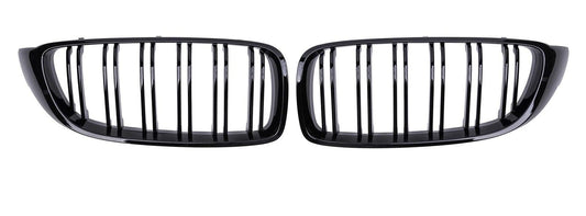 Grilles de calandre noires type M4 Competition BMW Série 4 F32 (2013 - 2020) BMW Série 4 F32 - Grilles de calandre noires type M4 Competition (2013 - 2020)
