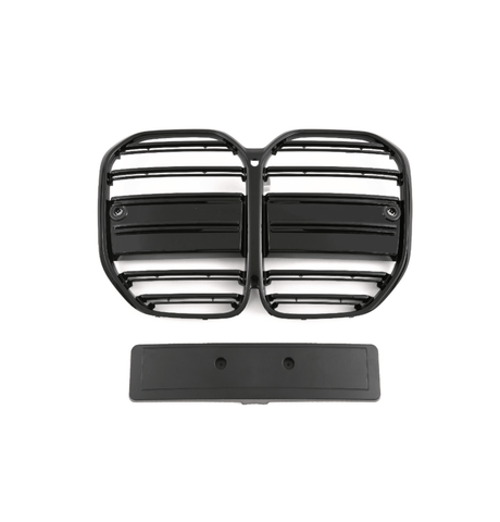 Grilles de calandre noires BMW Série 4 G22 type M Performance (2020 - Aujourd'hui) BMW Série 4 G22 - Grilles de calandre noires type M4 Competition (2020 - Aujourd'hui)