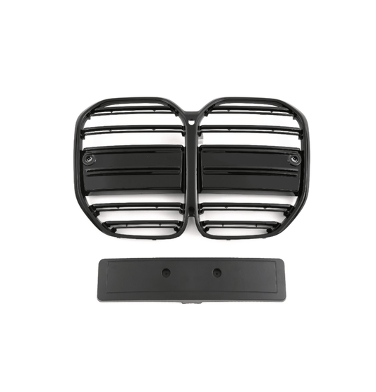 Grilles de calandre noires BMW Série 4 G22 type M Performance (2020 - Aujourd'hui) BMW Série 4 G22 - Grilles de calandre noires type M4 Competition (2020 - Aujourd'hui)