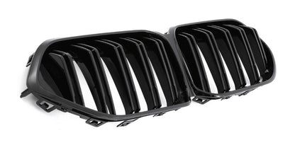 Noir brillant Grilles de calandre noires BMW Série 2 Grand Coupe F44 type M Performance BMW Série 2 Grand Coupe F44 - Grilles de calandre noires type M Performance