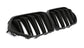 Noir mat Grilles de calandre noires BMW Série 2 Grand Coupe F44 type M Performance BMW Série 2 Grand Coupe F44 - Grilles de calandre noires type M Performance
