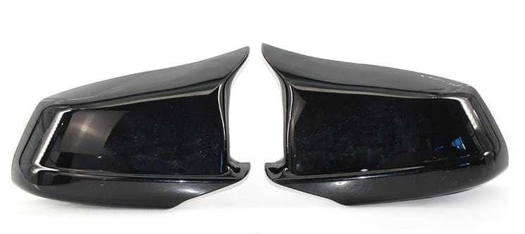 Coques de rétroviseurs BMW Série 5 F10 type M Performance (2010-2013) BMW Série 5 F10 - Coques de rétroviseurs type M Performance Noir Brillant (2010 - 2013)