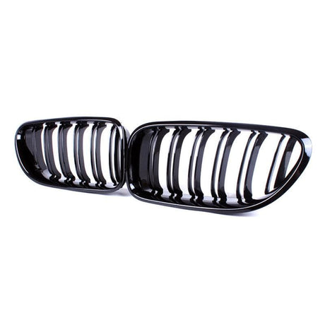 Grilles de calandre noires pour BMW Série 5 F10 type M Performance (2013-2020) BMW Série 5 F10 - Grilles de calandre noires type M5 Competition (2010 - 2017)
