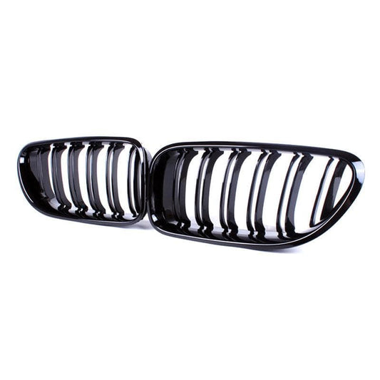 Grilles de calandre noires pour BMW Série 5 F10 type M Performance (2013-2020) BMW Série 5 F10 - Grilles de calandre noires type M5 Competition (2010 - 2017)