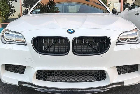 Grilles de calandre noires pour BMW Série 5 F10 type M Performance (2013-2020) BMW Série 5 F10 - Grilles de calandre noires type M5 Competition (2010 - 2017)