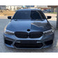 Coques de rétroviseurs pour BMW Série 5 G30 type M5 Competition (2018-Aujourd'hui) BMW Série 5 G30 - Coques de rétroviseurs type M Performance Competition Noir Brillant (2018 - Aujourd'hui)