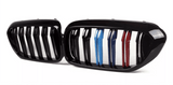 Grilles de calandre noires couleurs Motorsport BMW Série 5 G30 BMW Série 5 G30 - Grilles de calandre noires Motorsport type M5 Competition