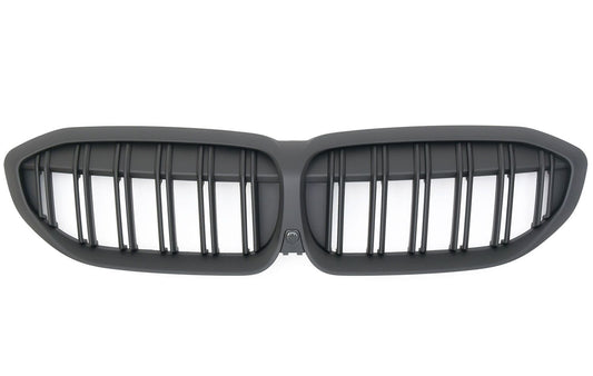 Noir mat Grilles de calandre noires type M3 Competition BMW Série 3 G20 (2018 - Aujourd'hui) BMW Série 3 G20 - Grilles de calandre noires type M3 Competition (2018 - Aujourd'hui)
