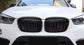 Grilles de calandre noires pour BMW X1 F48 type M Perfomance (2016-Aujourd'hui) BMW X1 F48 - Grilles de calandre noires type M Performance (2016 - Aujourd'hui)