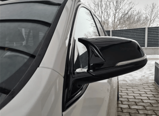 Coques de rétroviseurs  type M Perfomance Noires pour BMW X2 F39 (2019 - Aujourd'hui) BMW X2 F39 - Coques de rétroviseurs type M Performance Noir Brillant (2019 - Aujourd'hui)