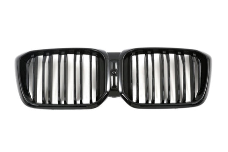Après restylage (2021 à Aujourd'hui) / Double lame Grilles de calandre noires BMW X3 G01 type M Performance (2018-Aujourd'hui) BMW X3 G01 - Grilles de calandre noires type M Performance (2018 - Aujourd'hui)