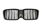 Après restylage (2021 à Aujourd'hui) / Double lame Grilles de calandre noires BMW X3 G01 type M Performance (2018-Aujourd'hui) BMW X3 G01 - Grilles de calandre noires type M Performance (2018 - Aujourd'hui)