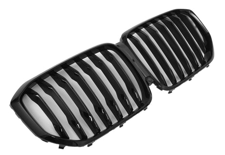 Noir brillant / Simple lame Grilles de calandre noires type M Performance pour BMW X5 G05 (2018 - Aujourd'hui) BMW X5 G05 - Grilles de calandre noires type M Performance (2018 - Aujourd'hui)