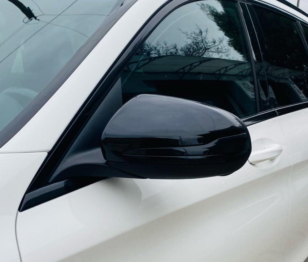 Coques de rétroviseurs Noires Brillantes Mercedes GLC W253 (2015-2022) Mercedes GLC W253 - Coques de rétroviseurs Noires Brillantes (2015 - 2022)
