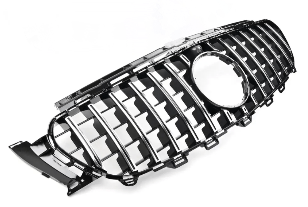 Argent / Avant restylage (2016 à 2020) Calandre Panamericana AMG GTR pour Mercedes Classe E W213 (2017-Aujourd'hui) Calandre Panamericana AMG GTR Mercedes Classe E W213 (2017 - Aujourd'hui)