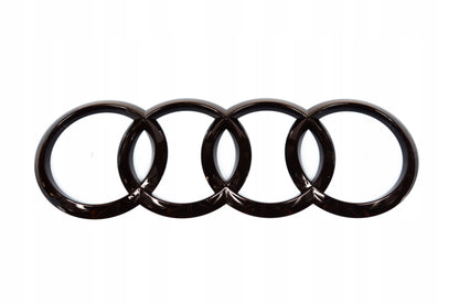 AUDI A4 2004-2008 / Noir brillant Emblème de coffre logo AUDI Black Edition noir