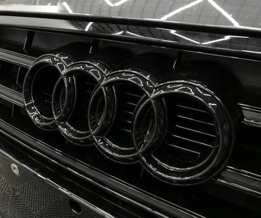 Emblème de calandre logo AUDI Black Edition Noir