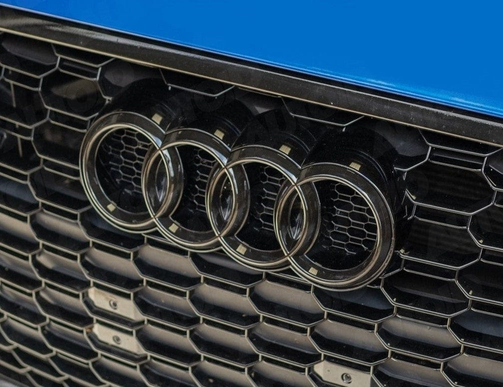 Emblème de calandre logo AUDI Black Edition Noir