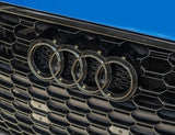 Emblème de calandre logo AUDI Black Edition Noir