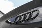 Emblème de coffre logo AUDI Black Edition noir