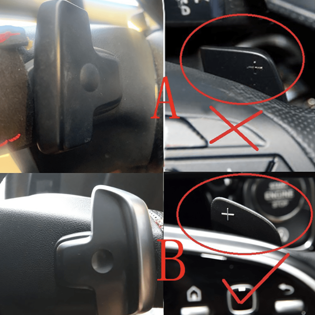 Palettes au volant en Aluminium AMG Mercedes-Benz (2014-2019)
