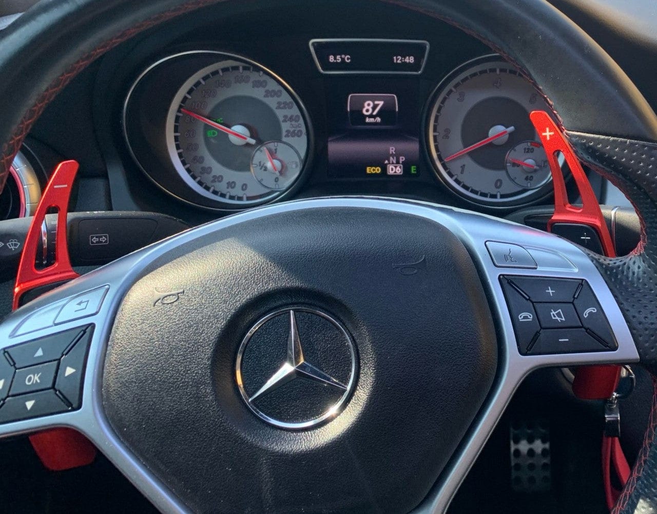 Paire Palettes Changement de Volant pour Mercedes-Benz A B CLASSE