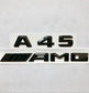 Badges de coffre et logos noirs lettrage Mercedes A 45 AMG