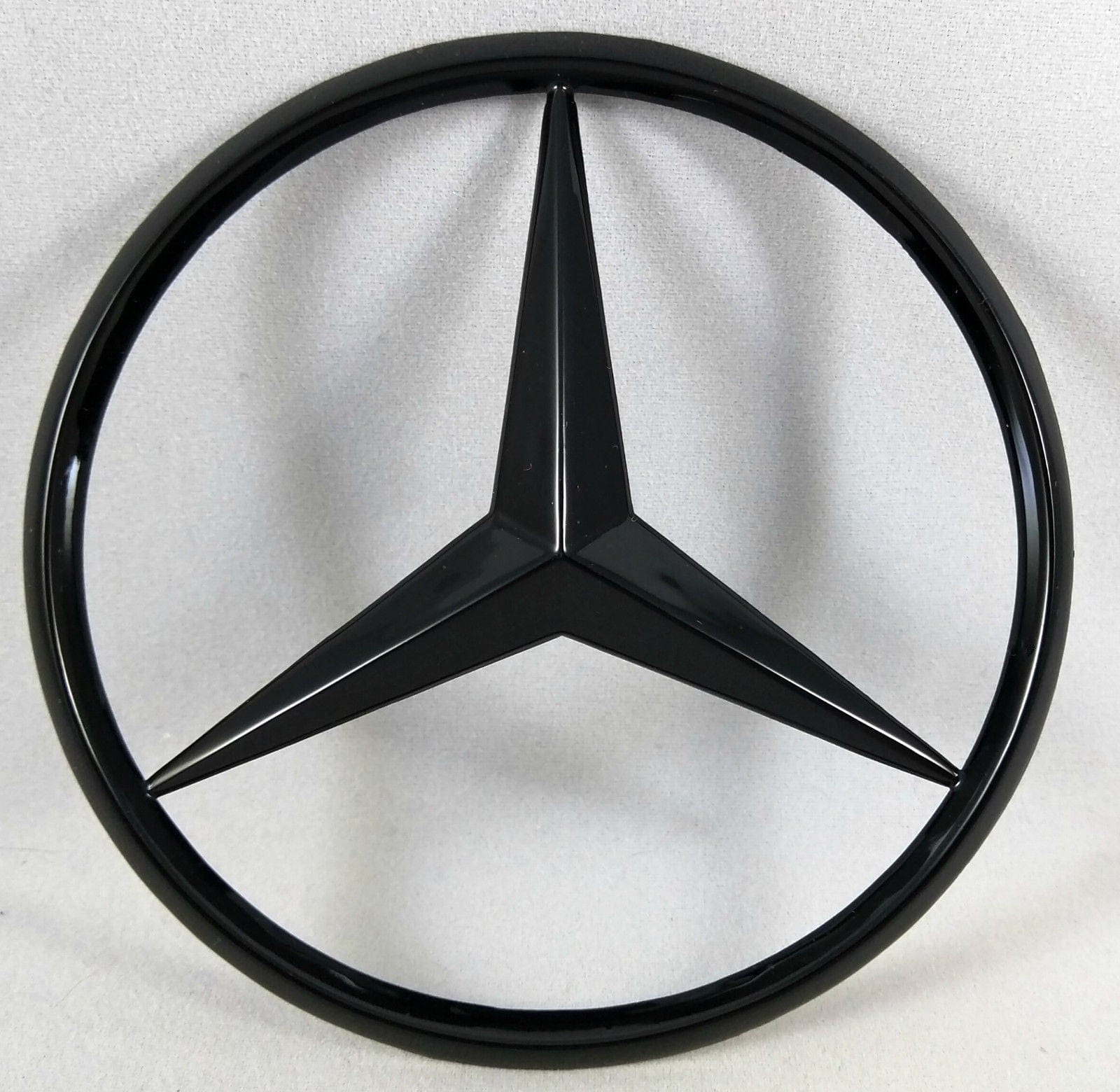 Classe A W176 Emblème de coffre logo à l'étoile Mercedes-Benz Noir Brillant