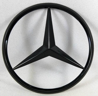 Classe A W176 Emblème de coffre logo à l'étoile Mercedes-Benz Noir Brillant
