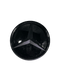 Classe C W204 2008-2014 Emblème de calandre logo à l'étoile Mercedes-Benz Noir Brillant