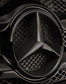 Emblème de calandre logo Mercedes-Benz Noir