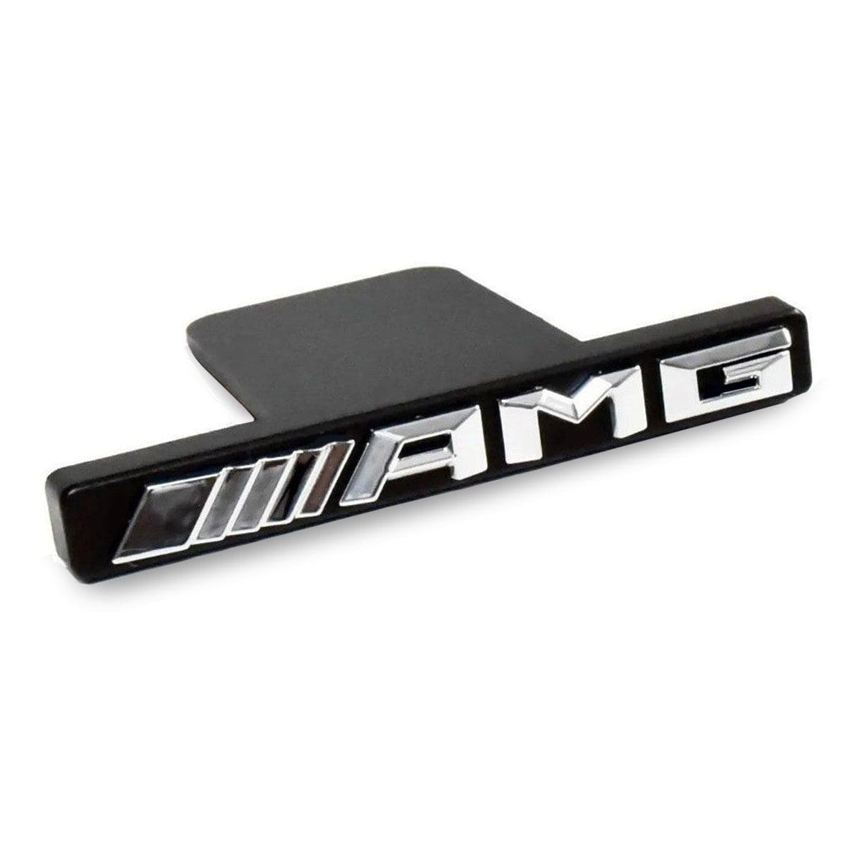 Emblème de calandre Panamericana logo AMG argent