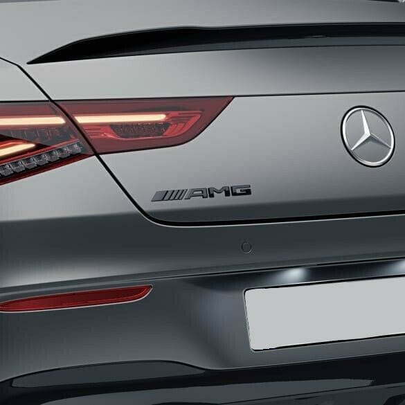 Emblème de coffre logo AMG Noir pour Mercedes-Benz