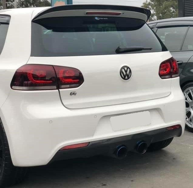 Pack d'emblèmes avant et arrière noirs logos VW GOLF 6