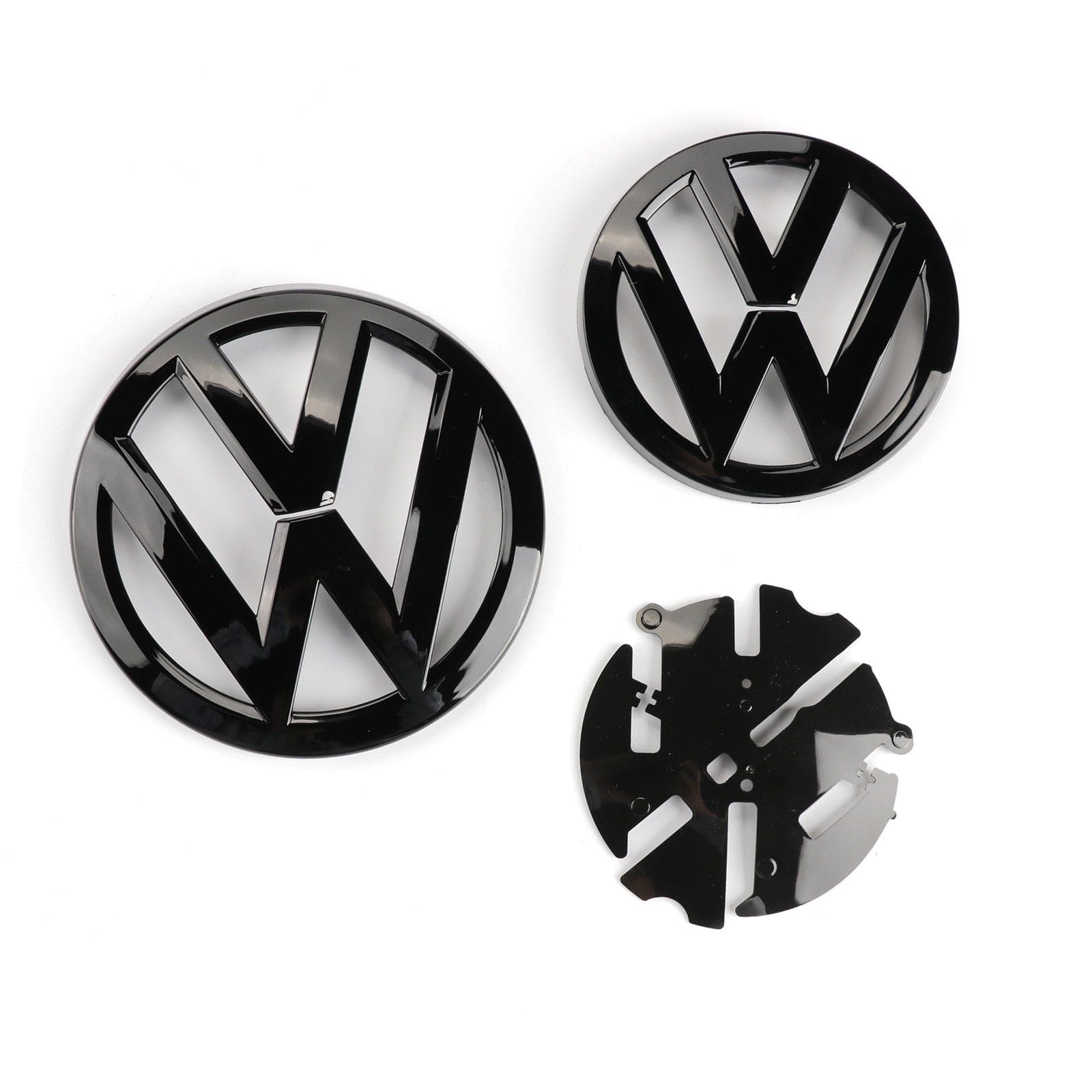 Pack d'emblèmes avant et arrière noirs logos VW GOLF 7