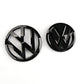 Pack d'emblèmes avant et arrière noirs logos VW GOLF 7