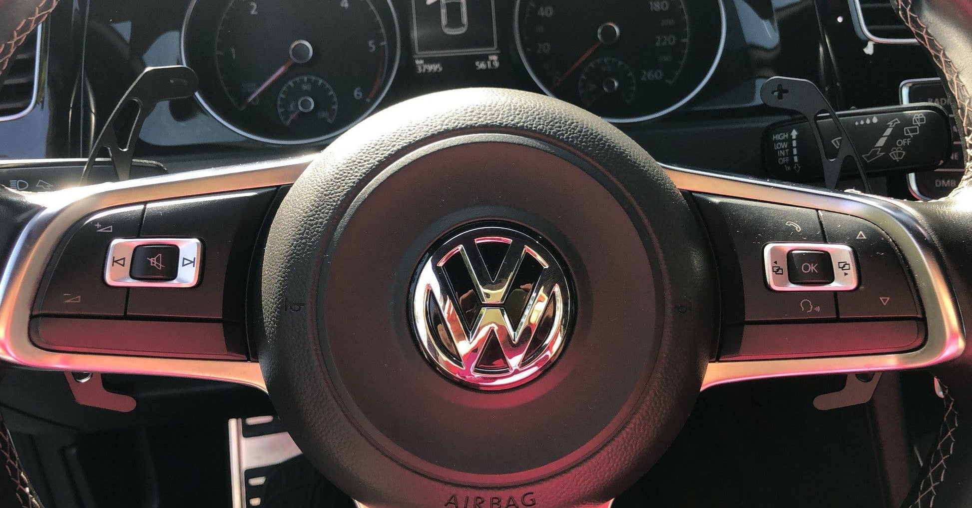 Palettes au volant VW Golf 7 et Polo (2015 à 2022) - Euro Racing Parts